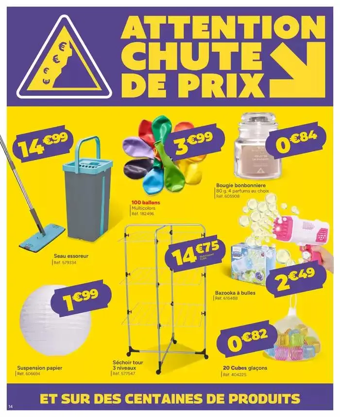 9 jours à prix fous du 1 avril au 9 avril 2025 - Catalogue page 14