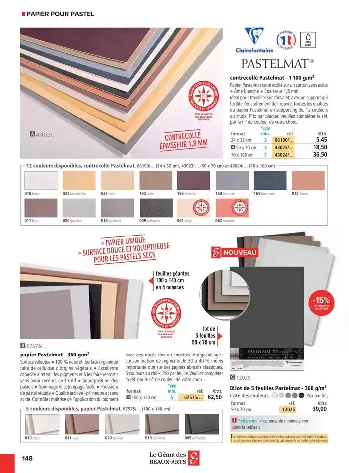 Catalogue Le Géant des Beaux-Arts du 6 janvier au 31 décembre 2025 - Catalogue page 55