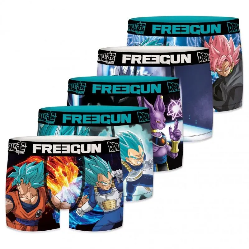 Lot de 5 Boxers Freegun homme Dragon Ball Super