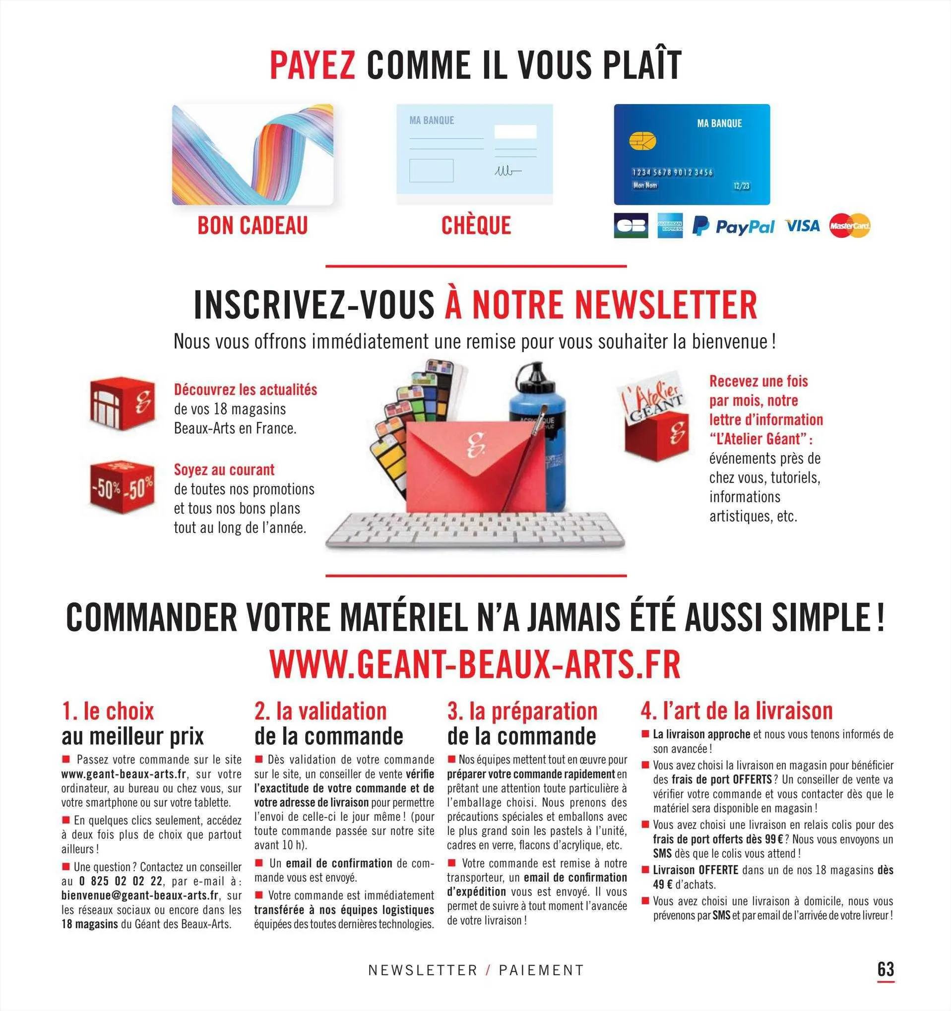 Catalogue Le Géant Des Beaux-Arts du 1 mars au 31 décembre 2023 - Catalogue page 65