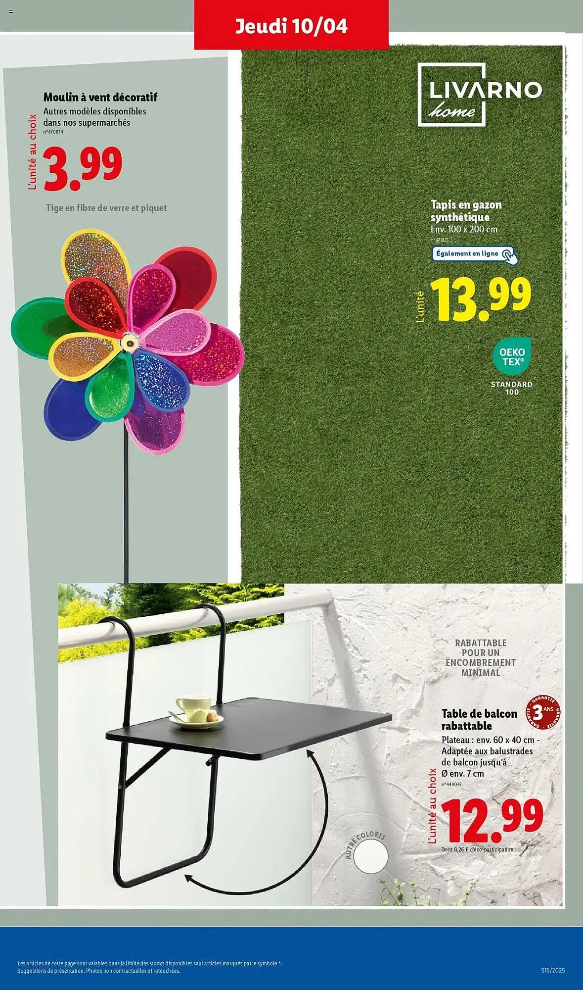 Catalogue Lidl du 10 avril au 16 avril 2025 - Catalogue page 39