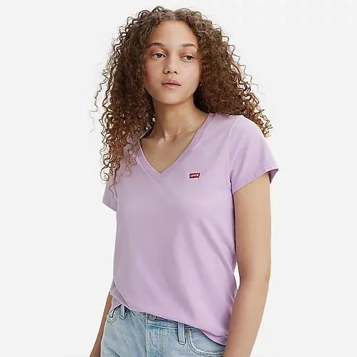 Tee-shirt à manches courtes femme Perfect Vneck 0056 Purple Rose