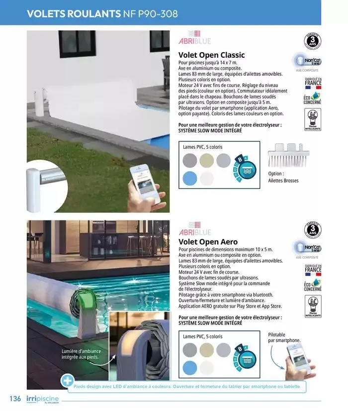 Les plaisir de l'eau Piscine,Spa,Arrosage du 10 mars au 31 décembre 2025 - Catalogue page 136