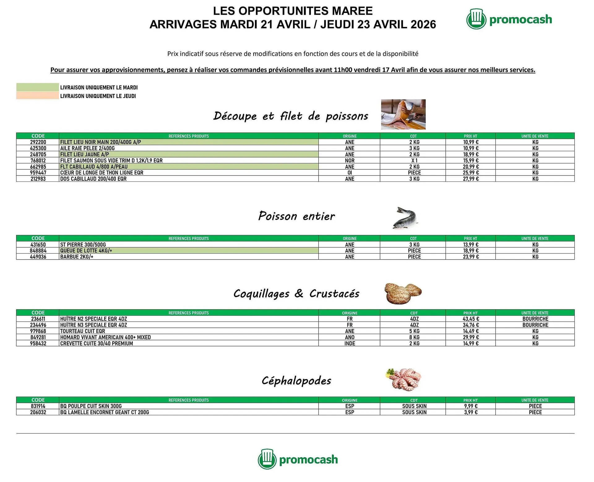 Catalogue Promocash du 21 avril au 23 avril 2026 - Catalogue page 1