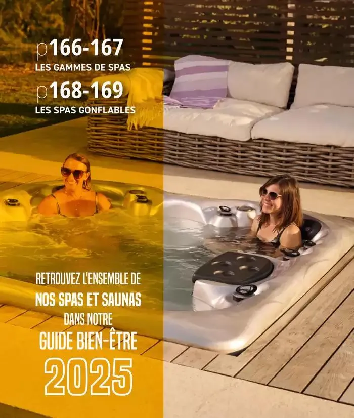 Les plaisir de l'eau Piscine,Spa,Arrosage du 10 mars au 31 décembre 2025 - Catalogue page 165