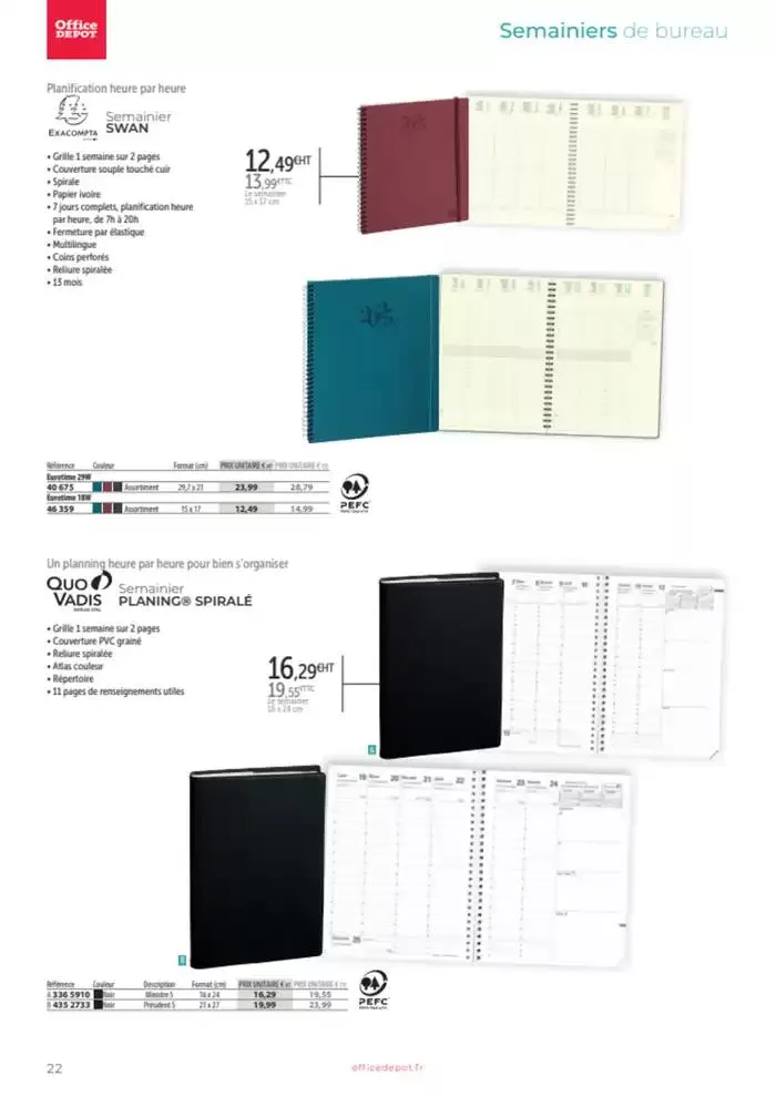 Catalogue agendas de bureau 2024-2025 du 8 octobre au 31 décembre 2025 - Catalogue page 14