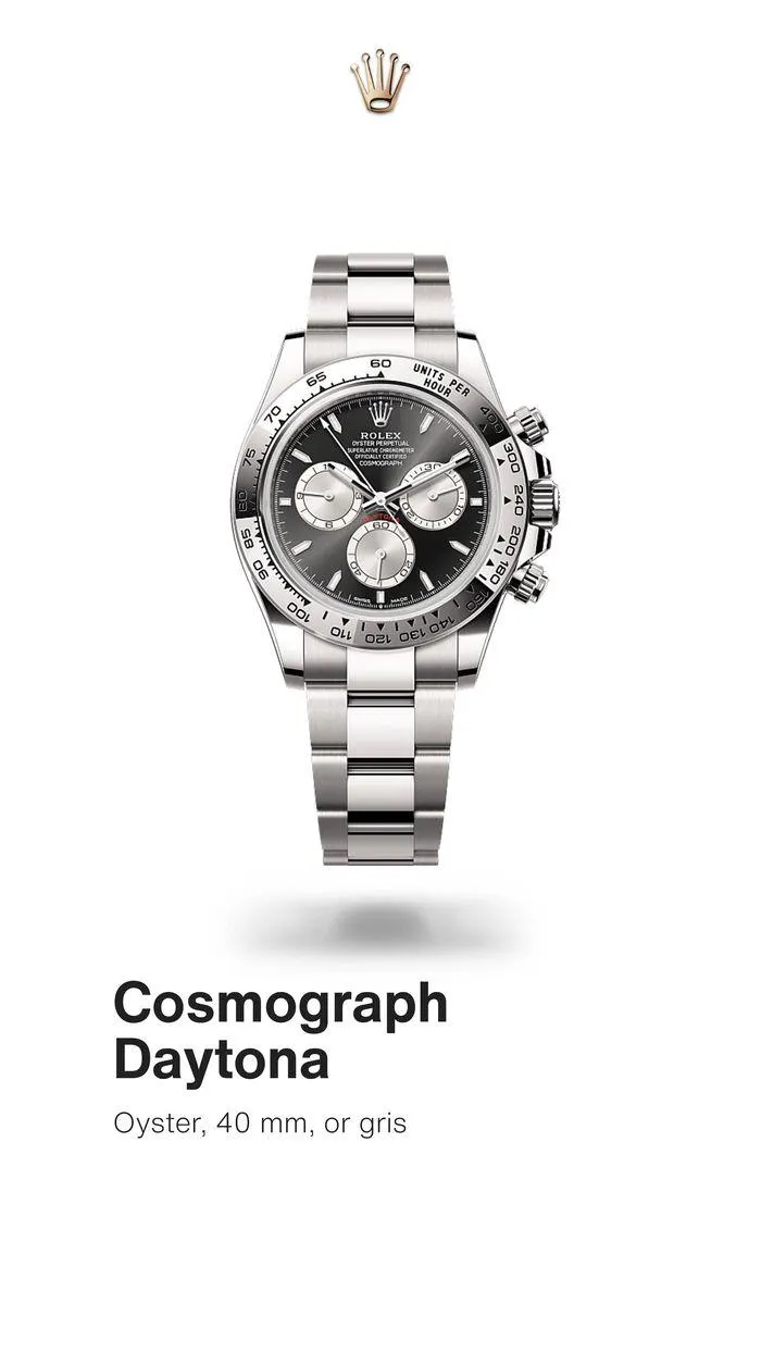 Rolex Cosmograph Daytona du 24 septembre au 23 septembre 2025 - Catalogue page 1