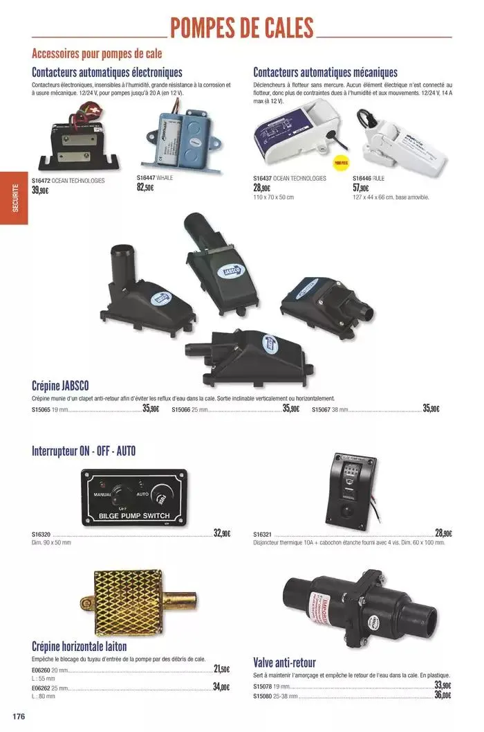 Catalogue Accastillage Diffusion 2025 du 1 janvier au 31 décembre 2025 - Catalogue page 178