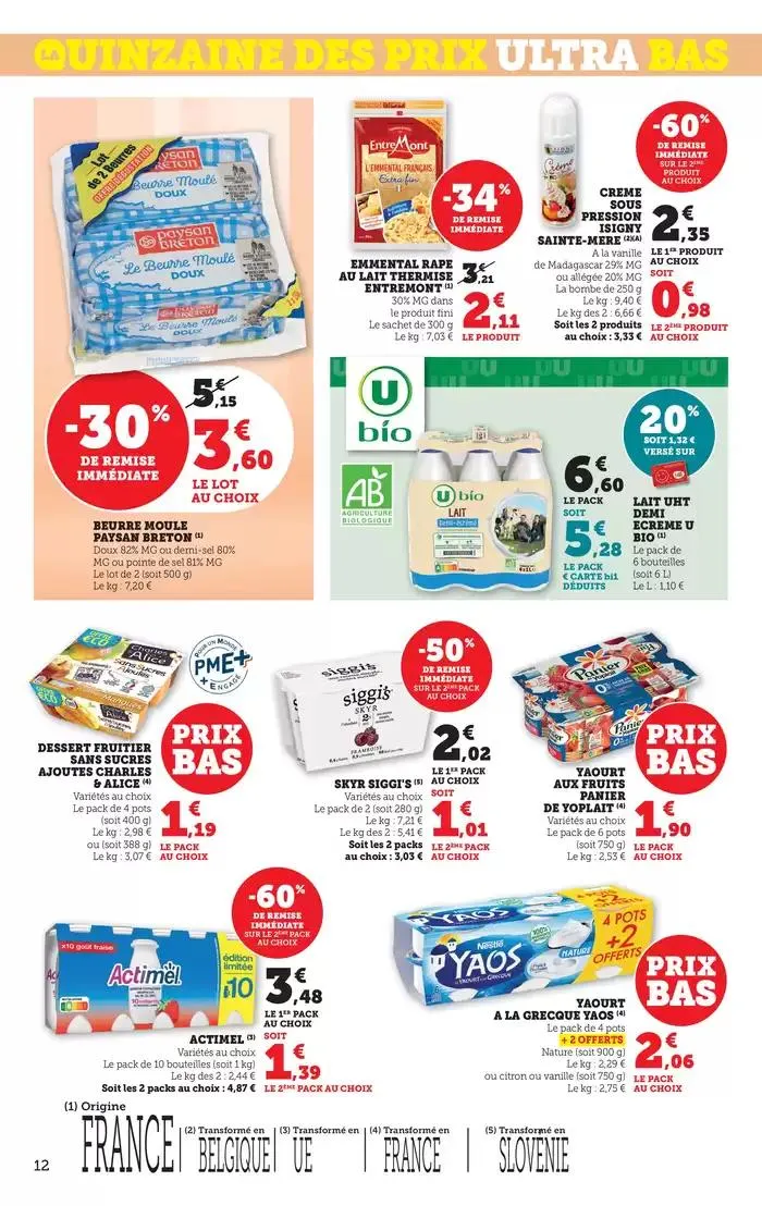 La Quinzaine Des Prix Ultra Bas du 12 mars au 23 mars 2025 - Catalogue page 12