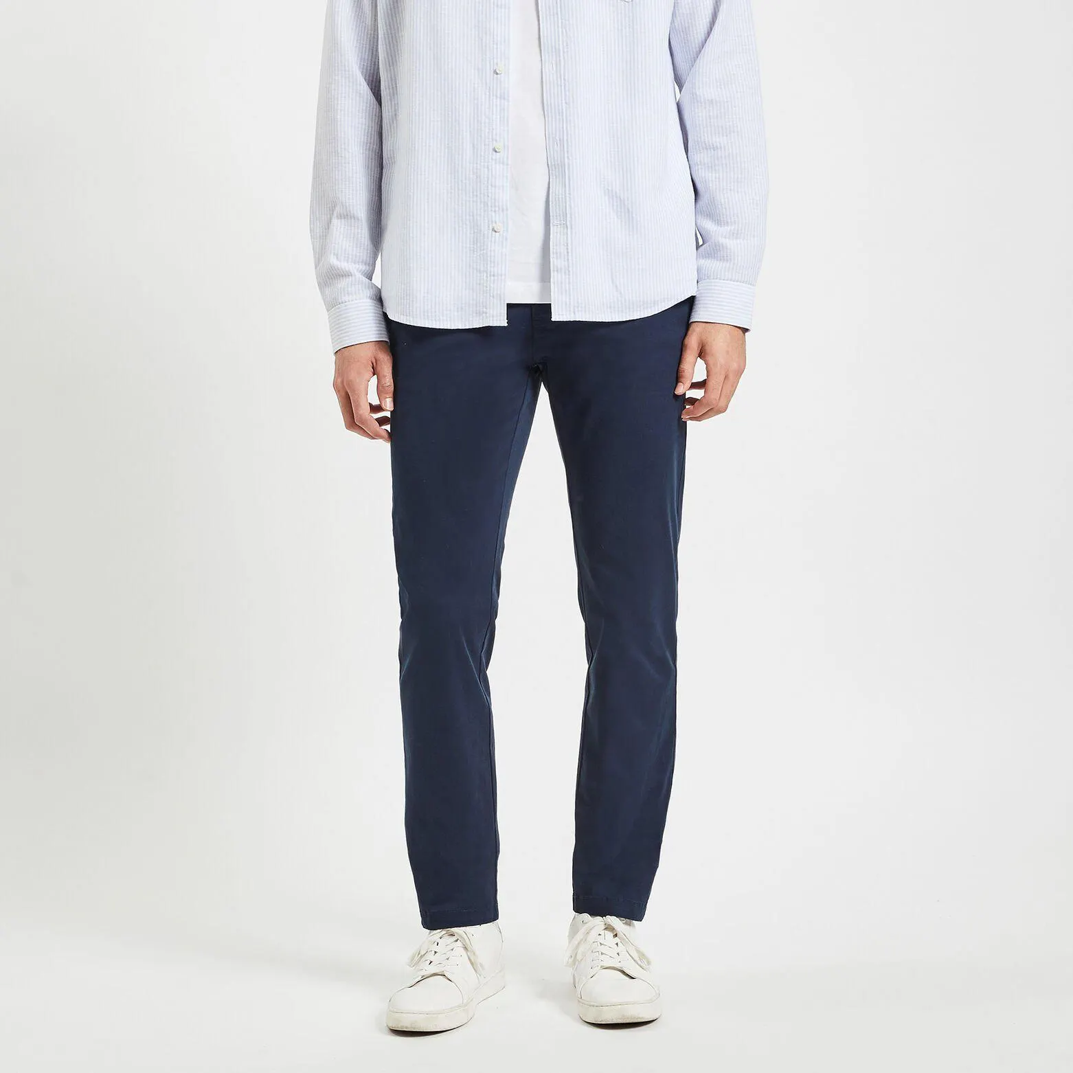 Pantalon chino slim "le parfait by JULES" - Bleu Marine