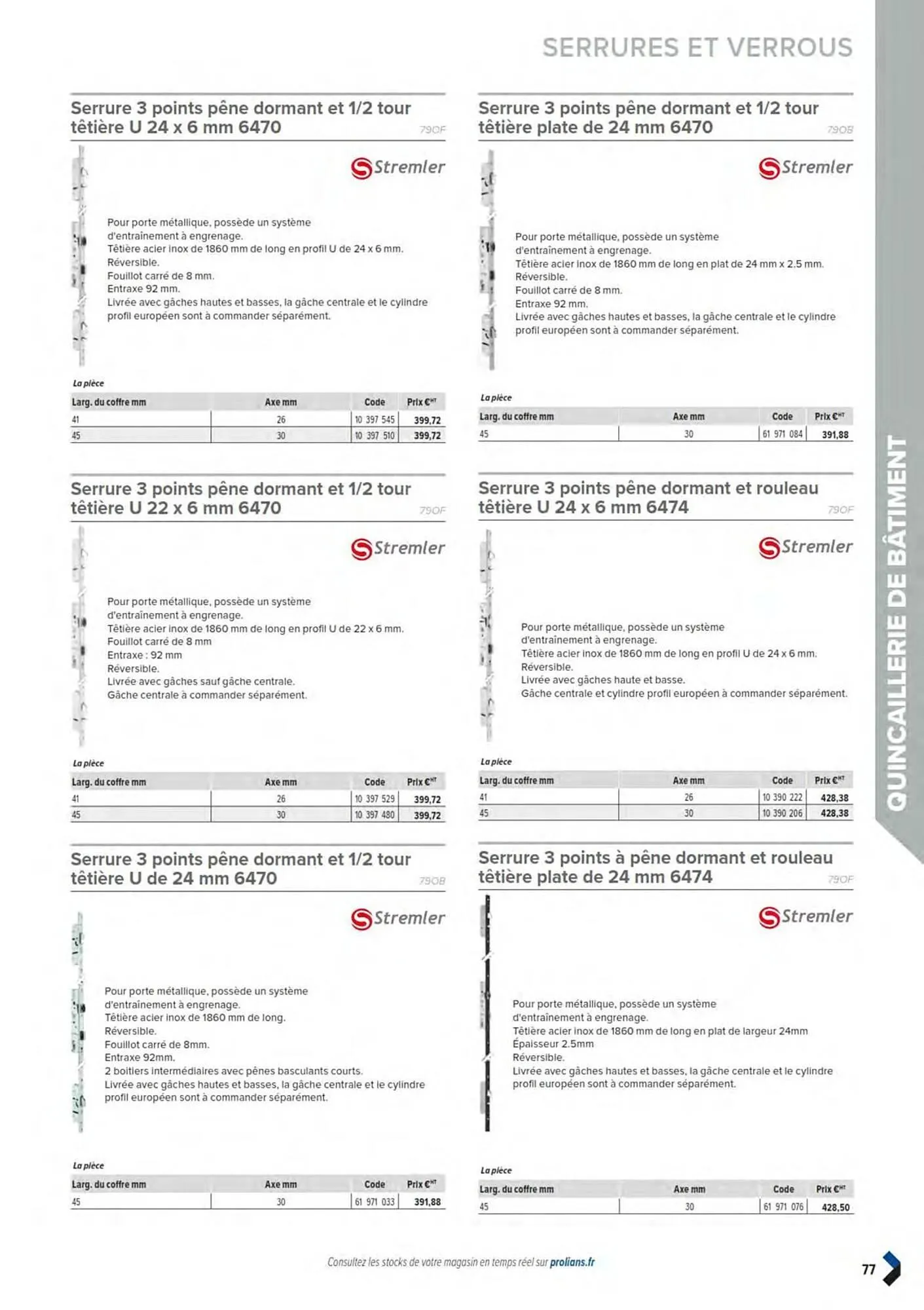 Catalogue Prolians du 11 mars au 31 décembre 2025 - Catalogue page 79