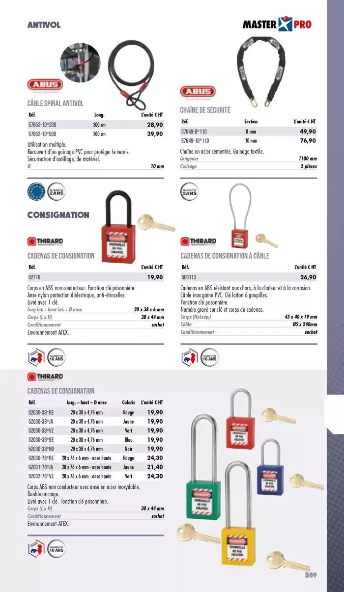 Essentiel Industrie 2025 du 3 janvier au 31 décembre 2025 - Catalogue page 591