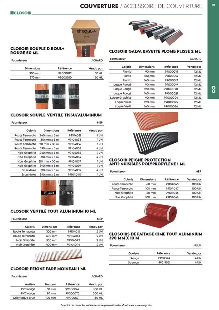 Tout faire +de 15 000 Produits du 17 décembre au 30 juin 2025 - Catalogue page 39