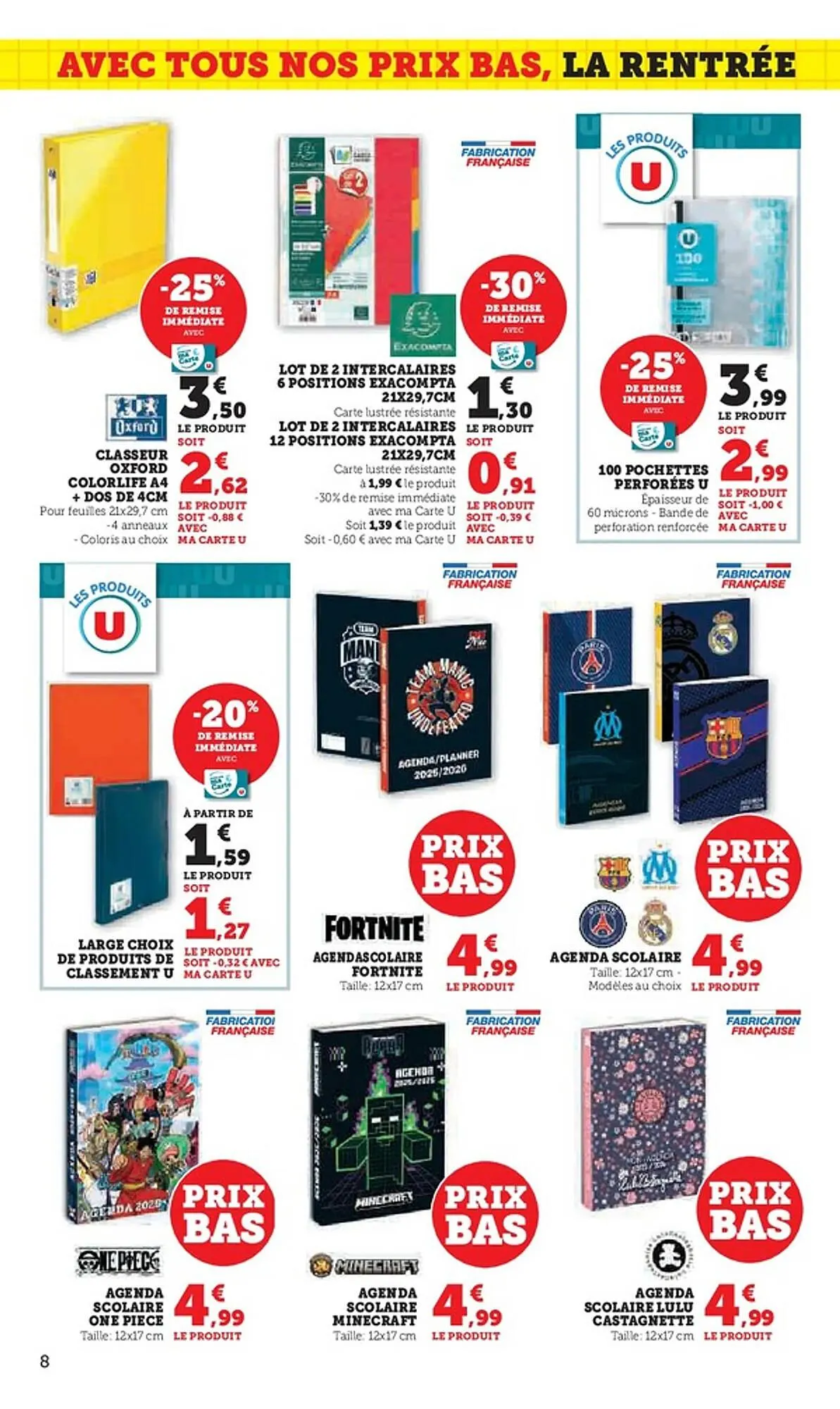 Catalogue Super U du 16 juillet au 3 août 2025 - Catalogue page 8