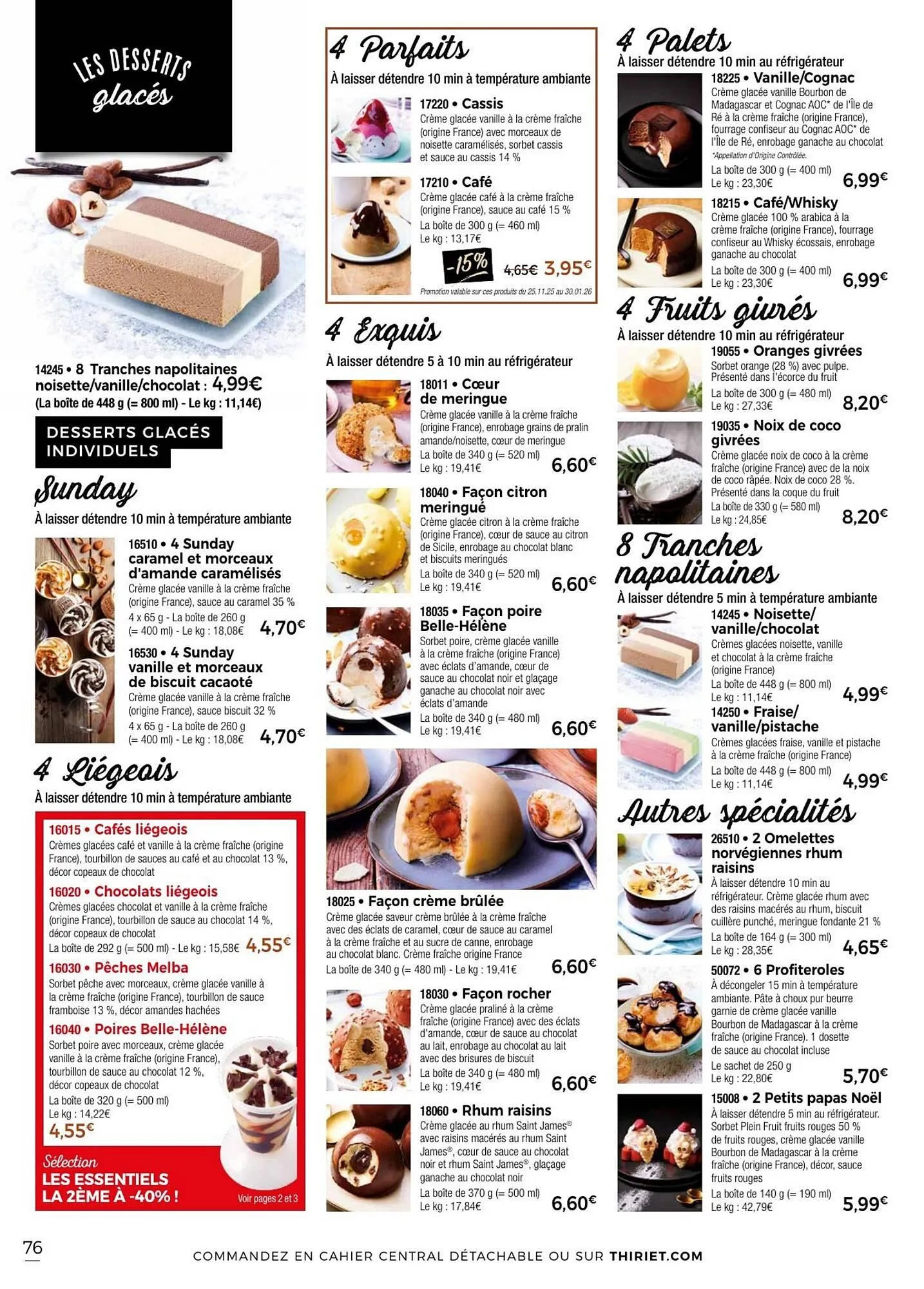 Catalogue Thiriet du 1 janvier au 30 janvier 2026 - Catalogue page 76
