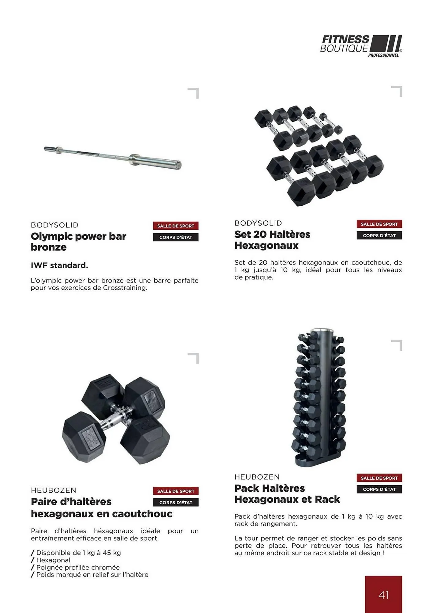 Catalogue Fitness Boutique du 27 mars au 28 février 2026 - Catalogue page 41