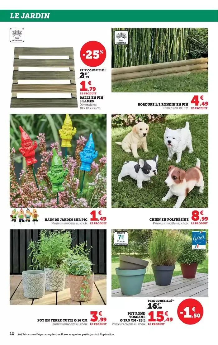 Le plein air a prix bas du 25 mars au 6 avril 2025 - Catalogue page 10