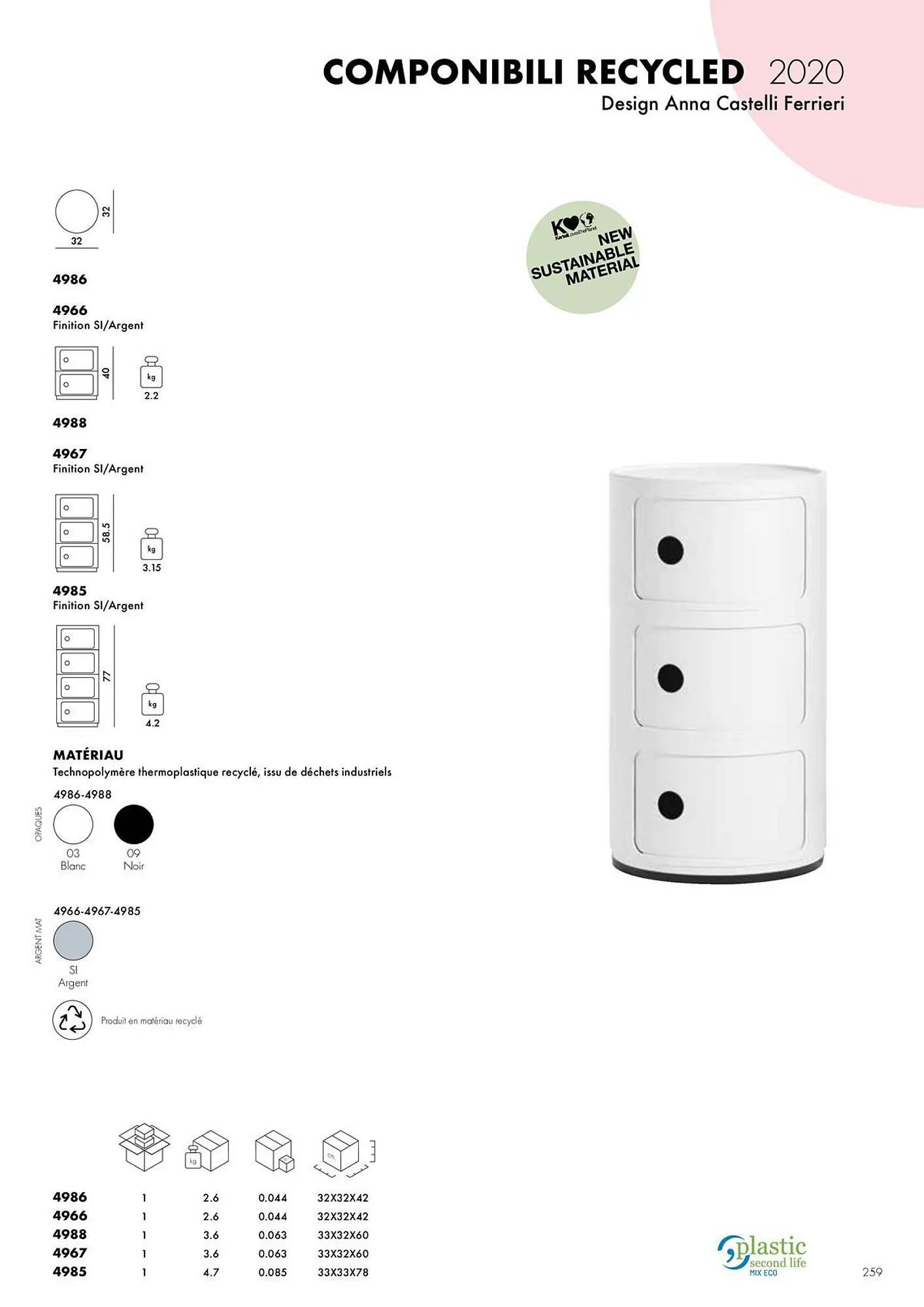 Catalogue Kartell du 4 février au 31 décembre 2026 - Catalogue page 261