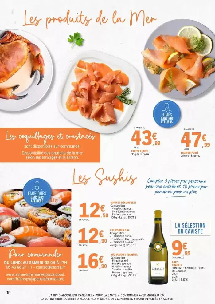 CATALOGUE TRAITEUR ANNUEL INTERNE du 22 janvier au 31 décembre 2025 - Catalogue page 10