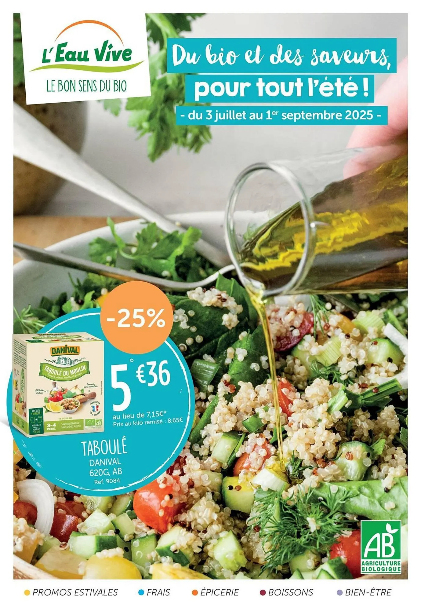 Catalogue L'Eau Vive du 3 juillet au 1 septembre 2025 - Catalogue page 1