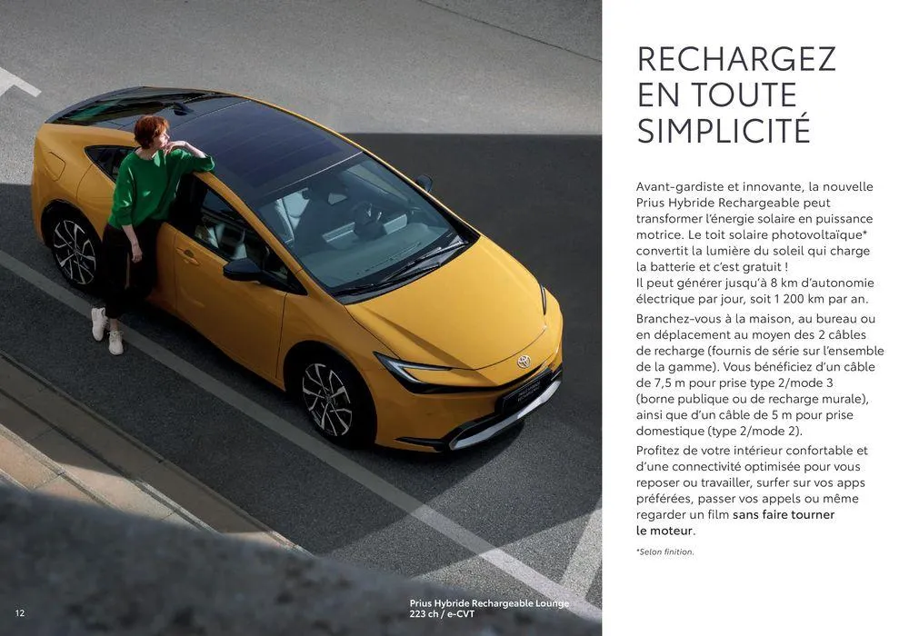 Toyota Prius Hybride Rechargeable du 18 juin au 18 juin 2025 - Catalogue page 12