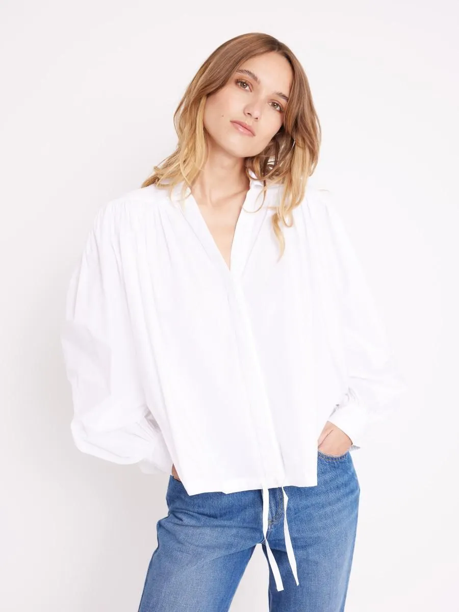 CAROLINA | Chemise courte blanche