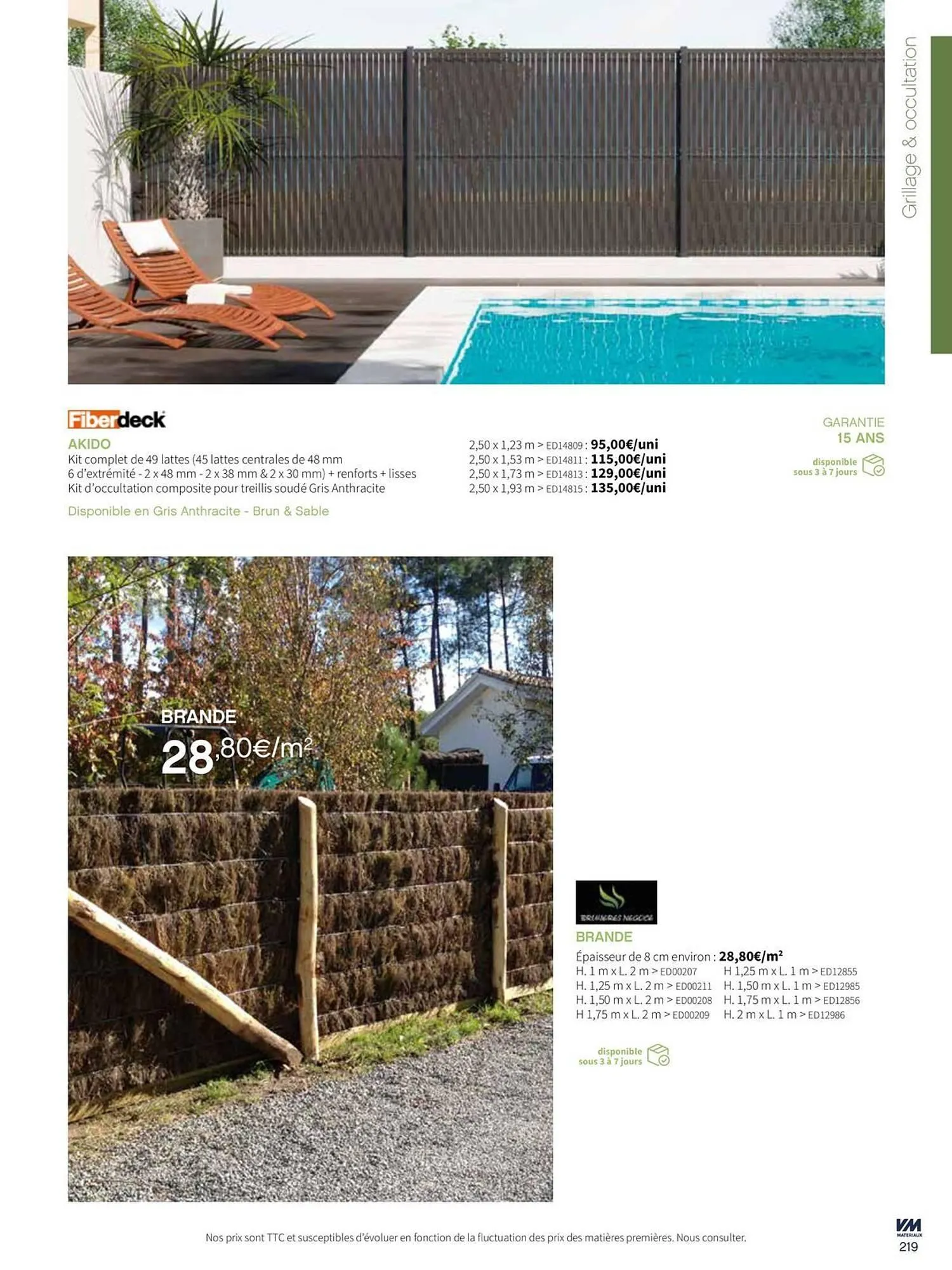 Catalogue VM Matériaux du 14 mars au 20 janvier 2026 - Catalogue page 219