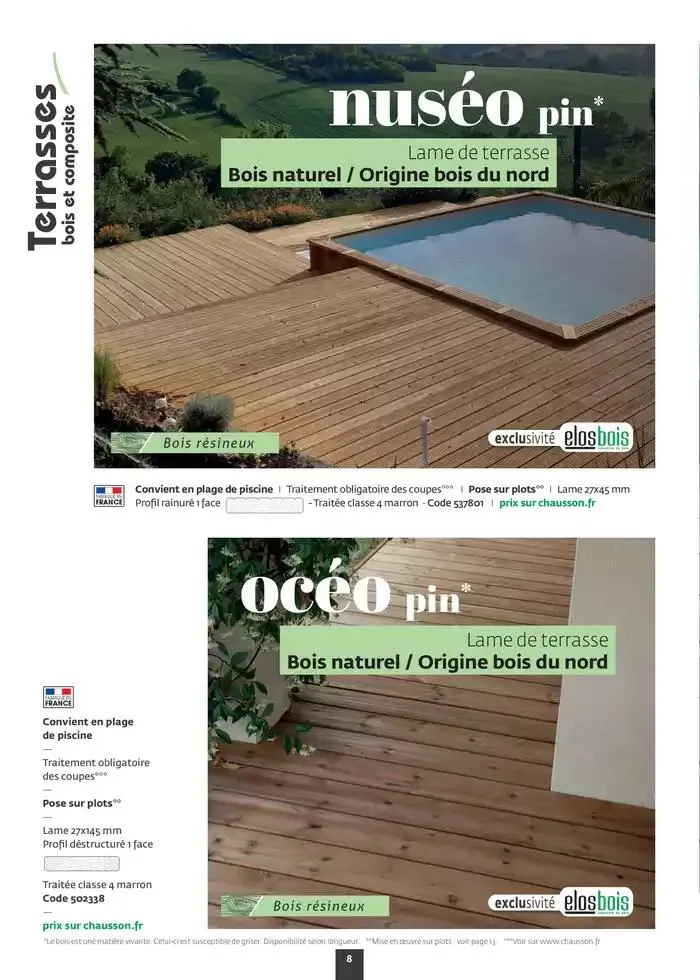 Aménagez votre extérieur SAISON 2025 du 1 janvier au 31 décembre 2025 - Catalogue page 10