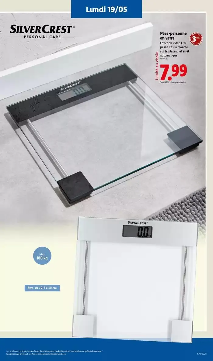 Profitez d'une large sélection de produits à prix réduits chez Lidl ! du 15 mai au 21 mai 2025 - Catalogue page 75