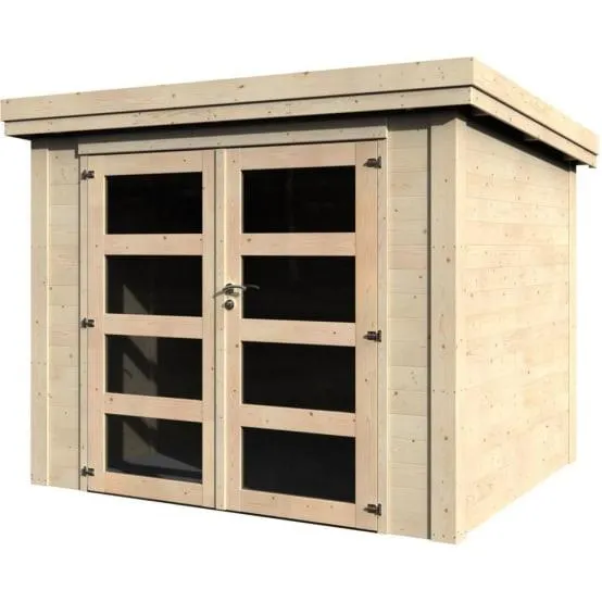 Abri de jardin bois toit plat 6m² Pico Décor et Jardin