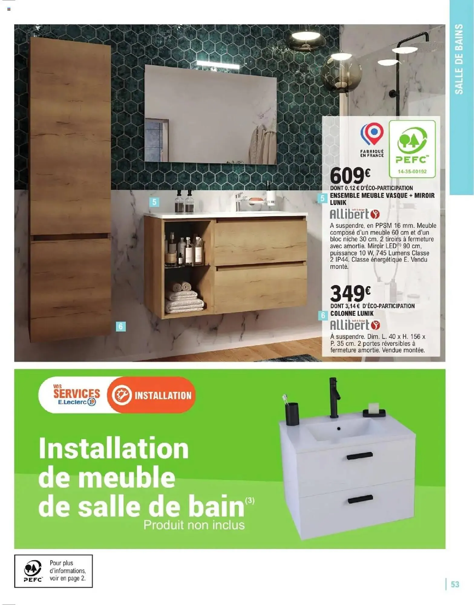 Catalogue E.Leclerc Brico du 7 janvier au 31 décembre 2025 - Catalogue page 53