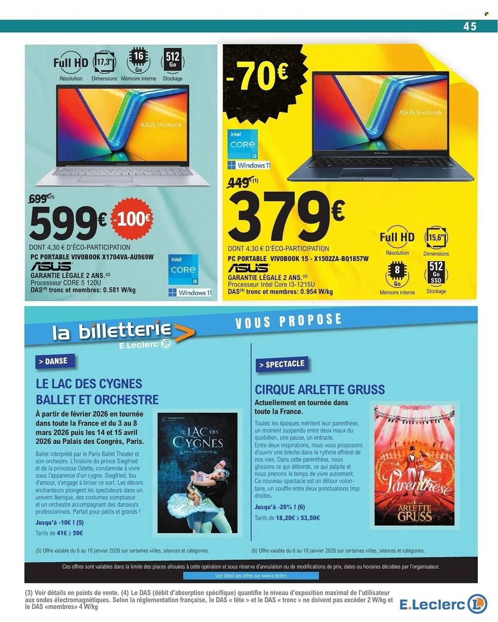 Catalogue E.Leclerc du 6 janvier au 17 janvier 2026 - Catalogue page 45