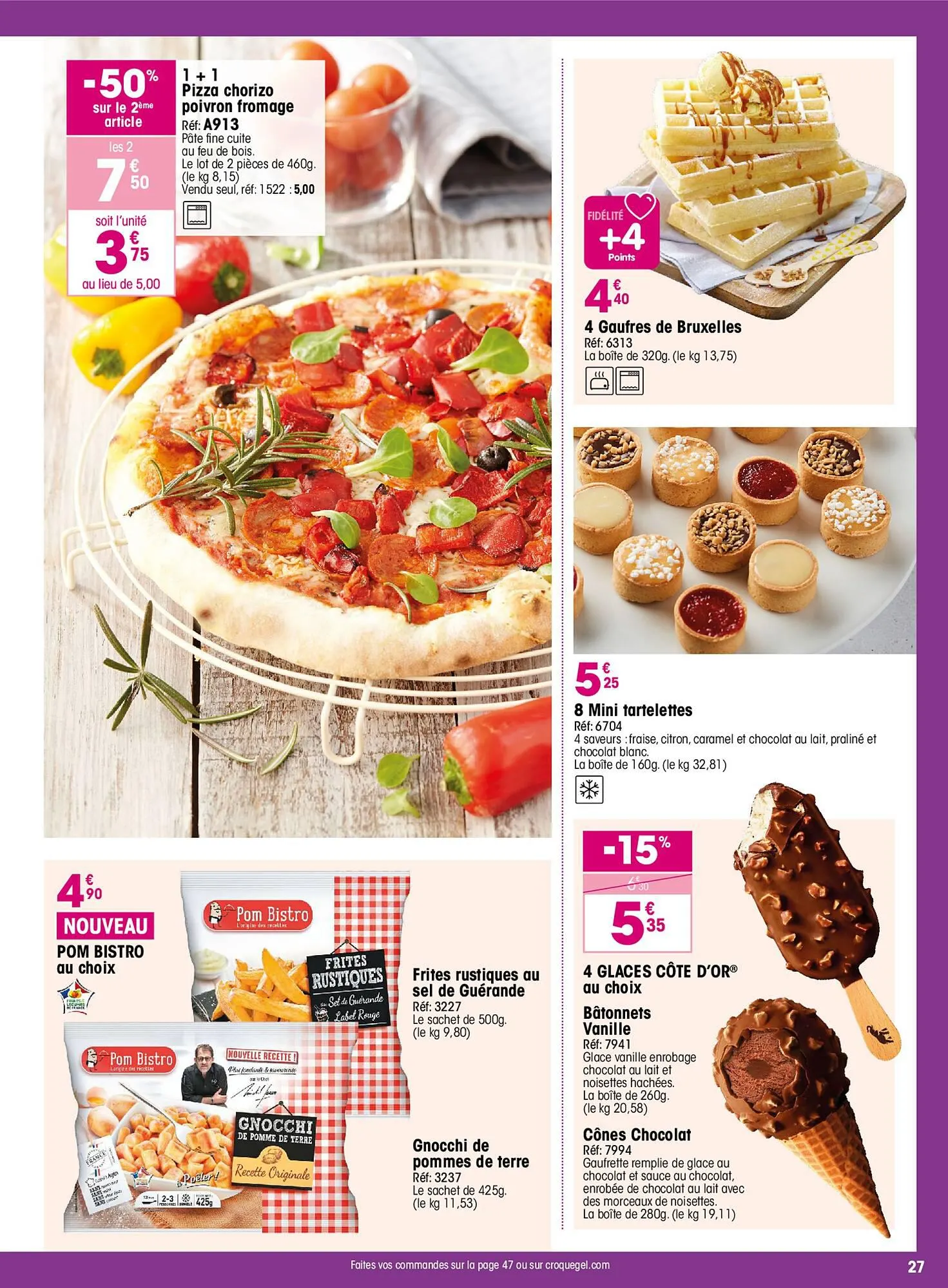 Catalogue Croque Gel du 28 octobre au 26 novembre 2023 - Catalogue page 27