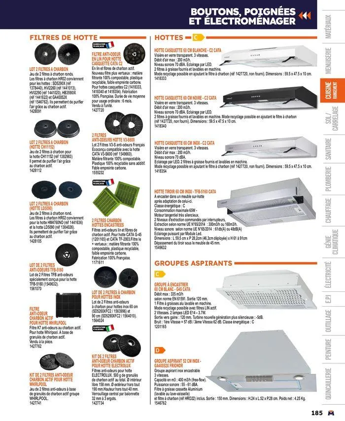 Guide produits 2024 du 15 mars au 31 décembre 2024 - Catalogue page 185