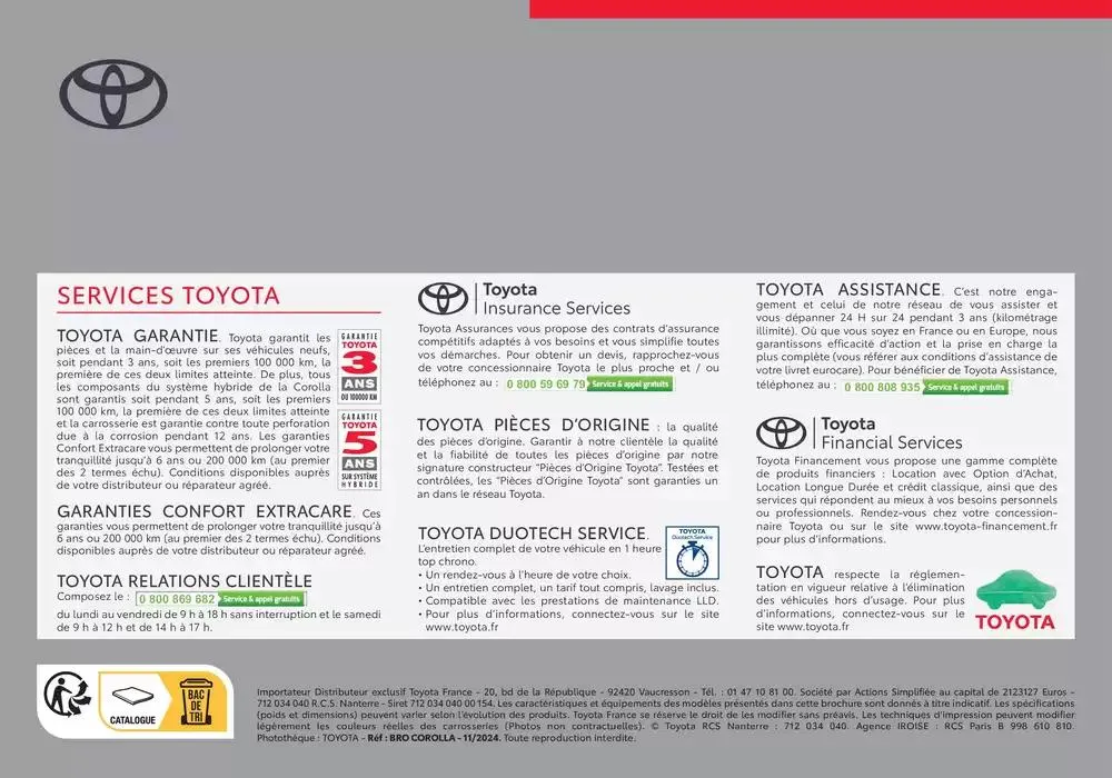 Toyota Corolla Hybride du 6 novembre au 6 novembre 2025 - Catalogue page 48