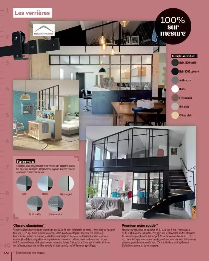 Aménagents Intérieurs 2025 du 1 janvier au 31 décembre 2025 - Catalogue page 106