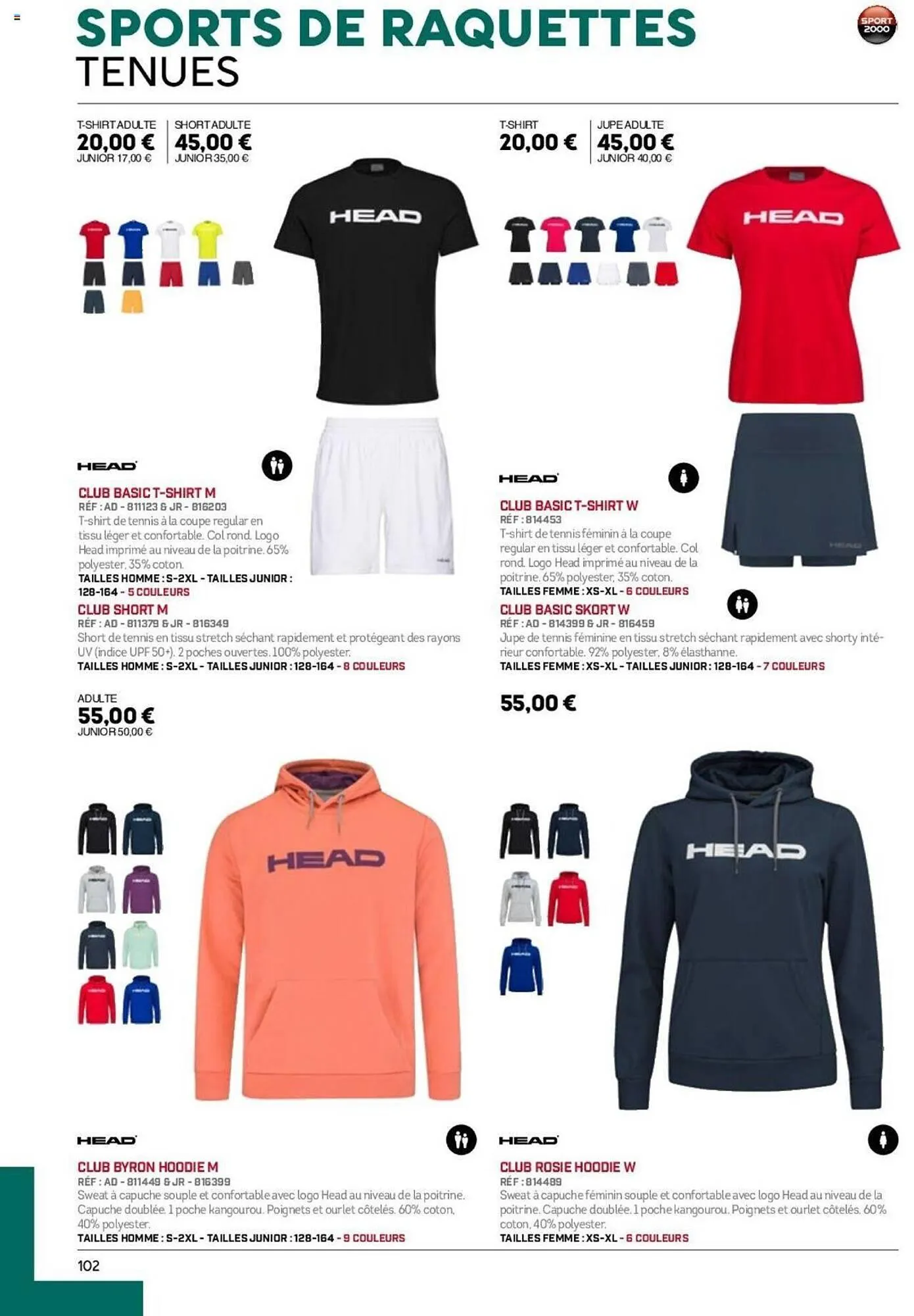 Catalogue Sport 2000 du 28 mai au 31 décembre 2025 - Catalogue page 102