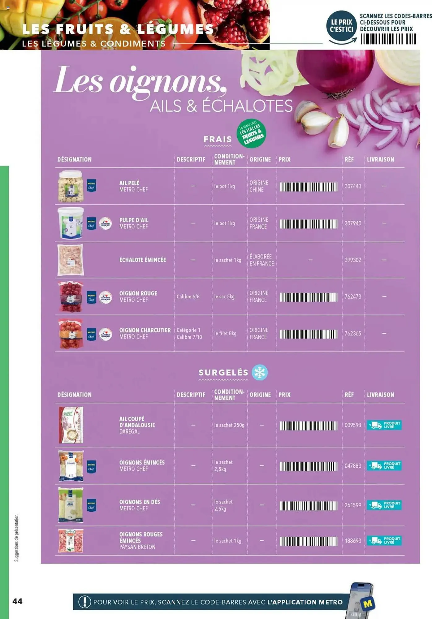 Catalogue METRO du 24 avril au 31 décembre 2025 - Catalogue page 44
