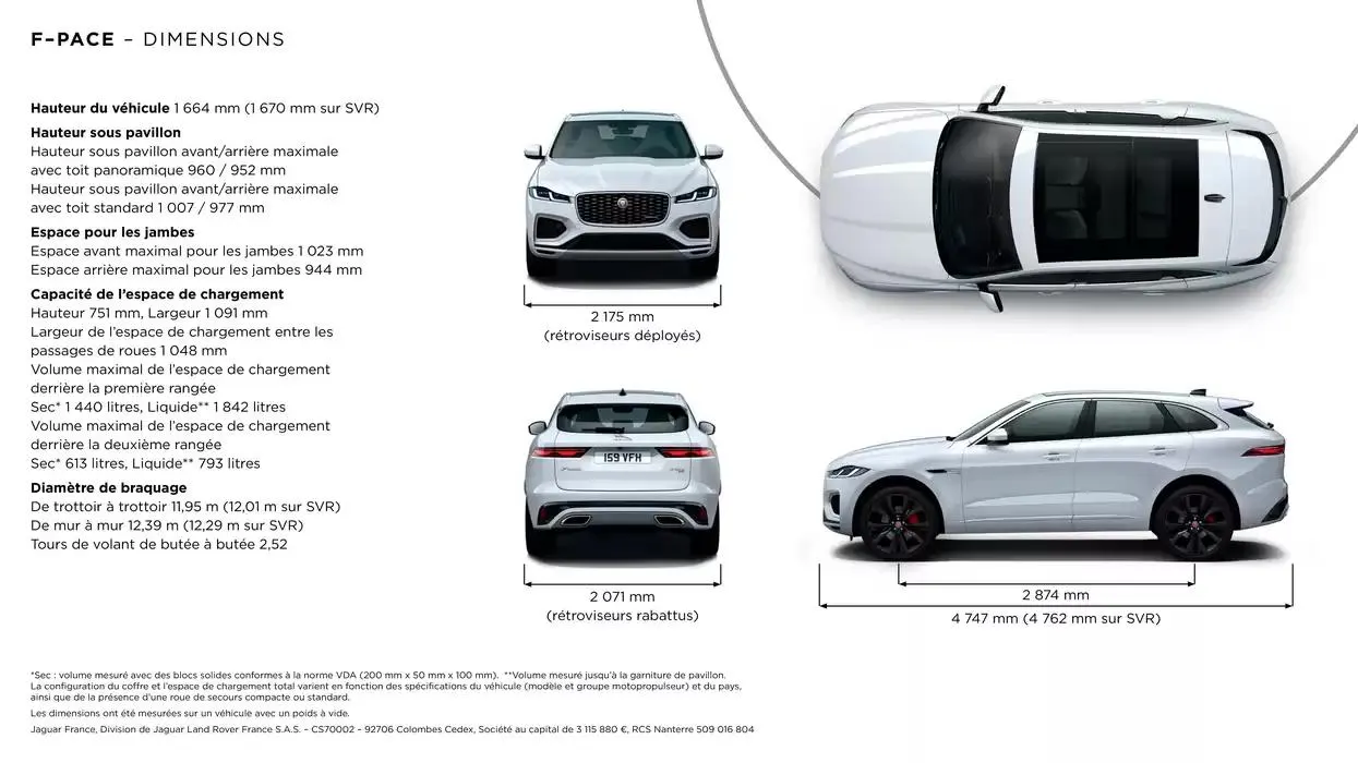JAGUAR F-PACE du 6 janvier au 31 décembre 2025 - Catalogue page 8