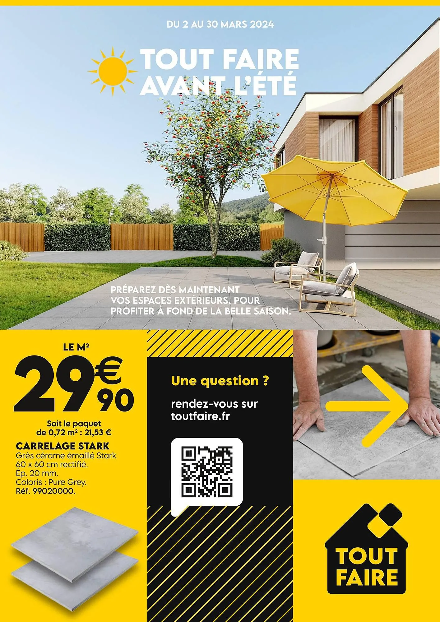 Catalogue Tout faire matériaux du 1 mars au 30 mars 2024 - Catalogue page