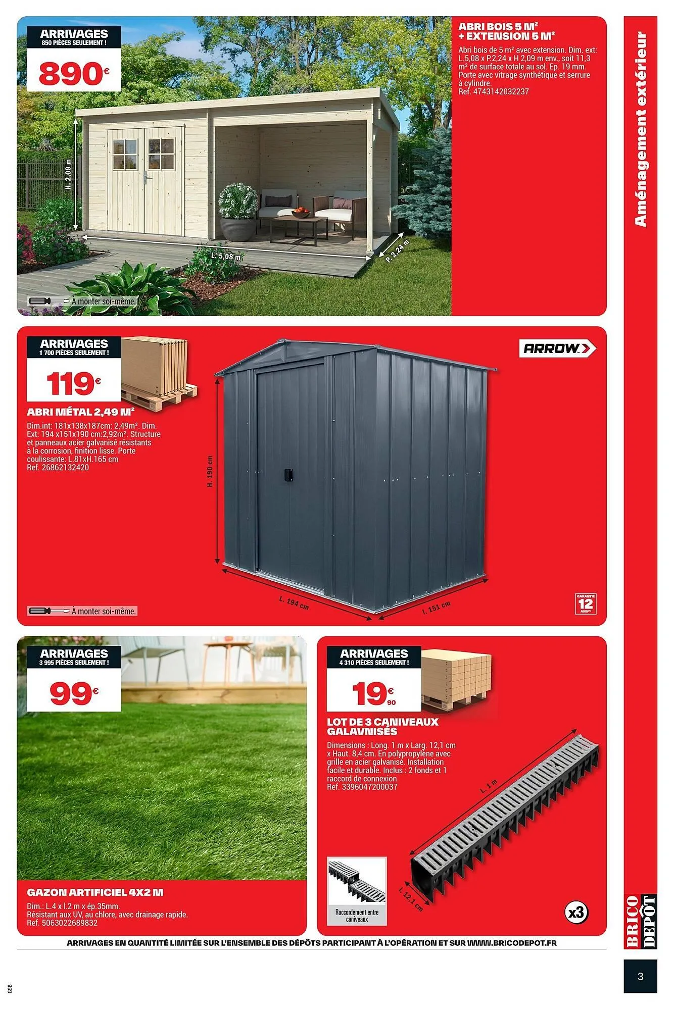 Catalogue Brico Dépôt du 20 mars au 2 avril 2026 - Catalogue page 3