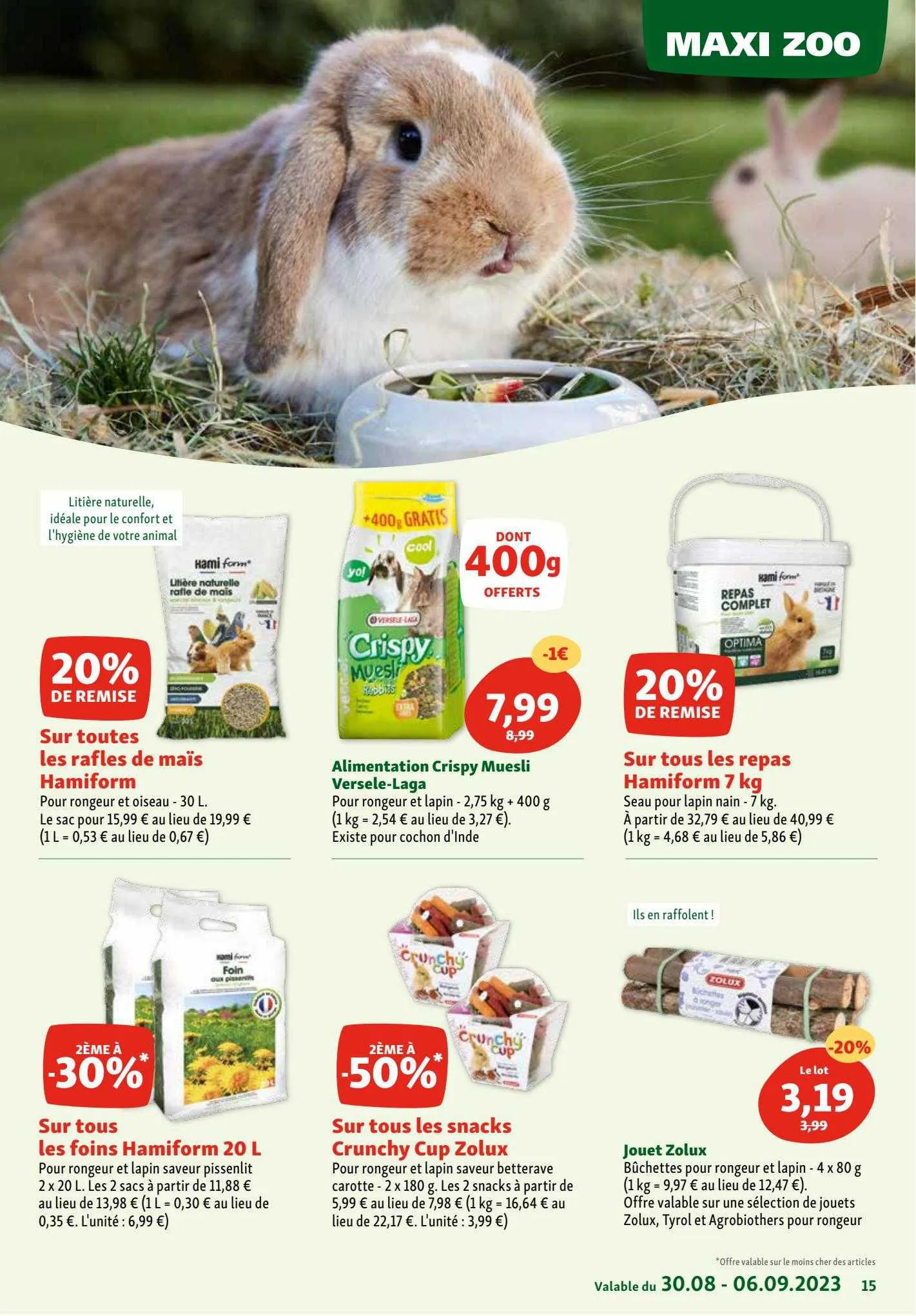 Catalogue Maxi Zoo du 25 août au 8 septembre 2023 - Catalogue page 15