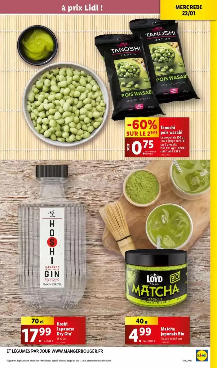 Lidl vous invite à un voyage culinaire en Asie avec leur gamme Vitasia! du 22 janvier au 28 janvier 2025 - Catalogue page 29