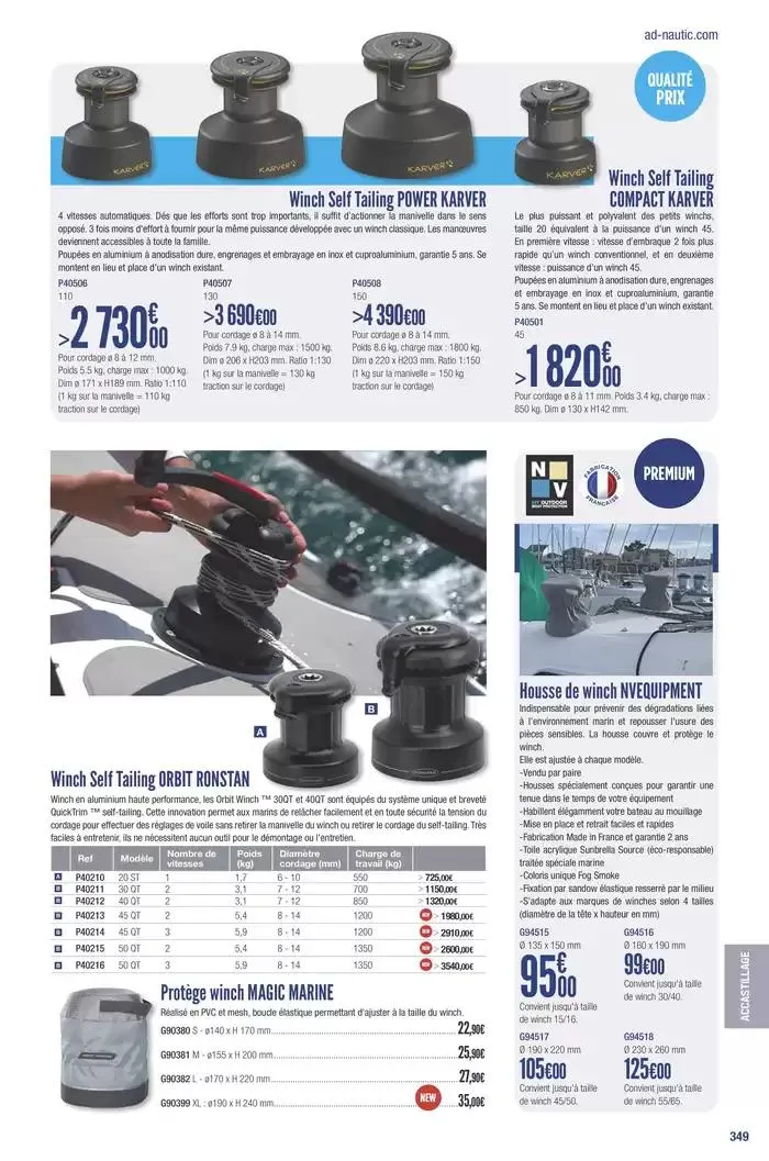 Catalogue Accastillage Diffusion 2025 du 1 janvier au 31 décembre 2025 - Catalogue page 351