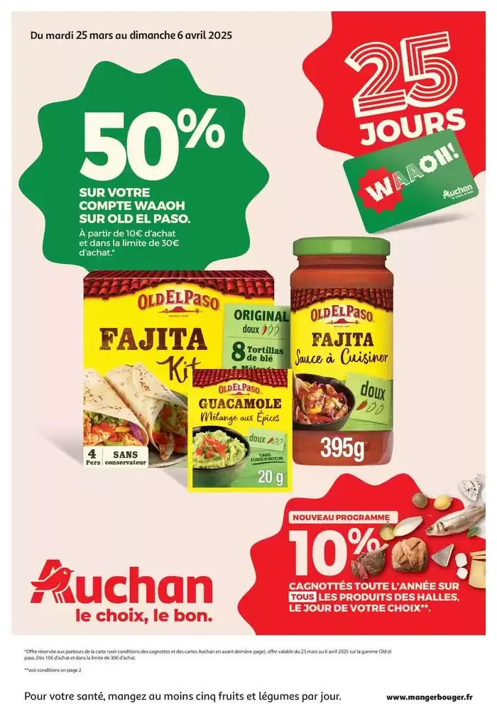 Les 25 jours Waaoh, spécial XXL du 25 mars au 6 avril 2025 - Catalogue page 1