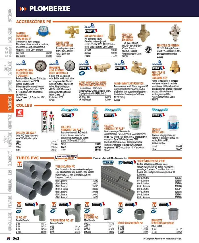 Guide produits 2024 du 15 mars au 31 décembre 2024 - Catalogue page 362