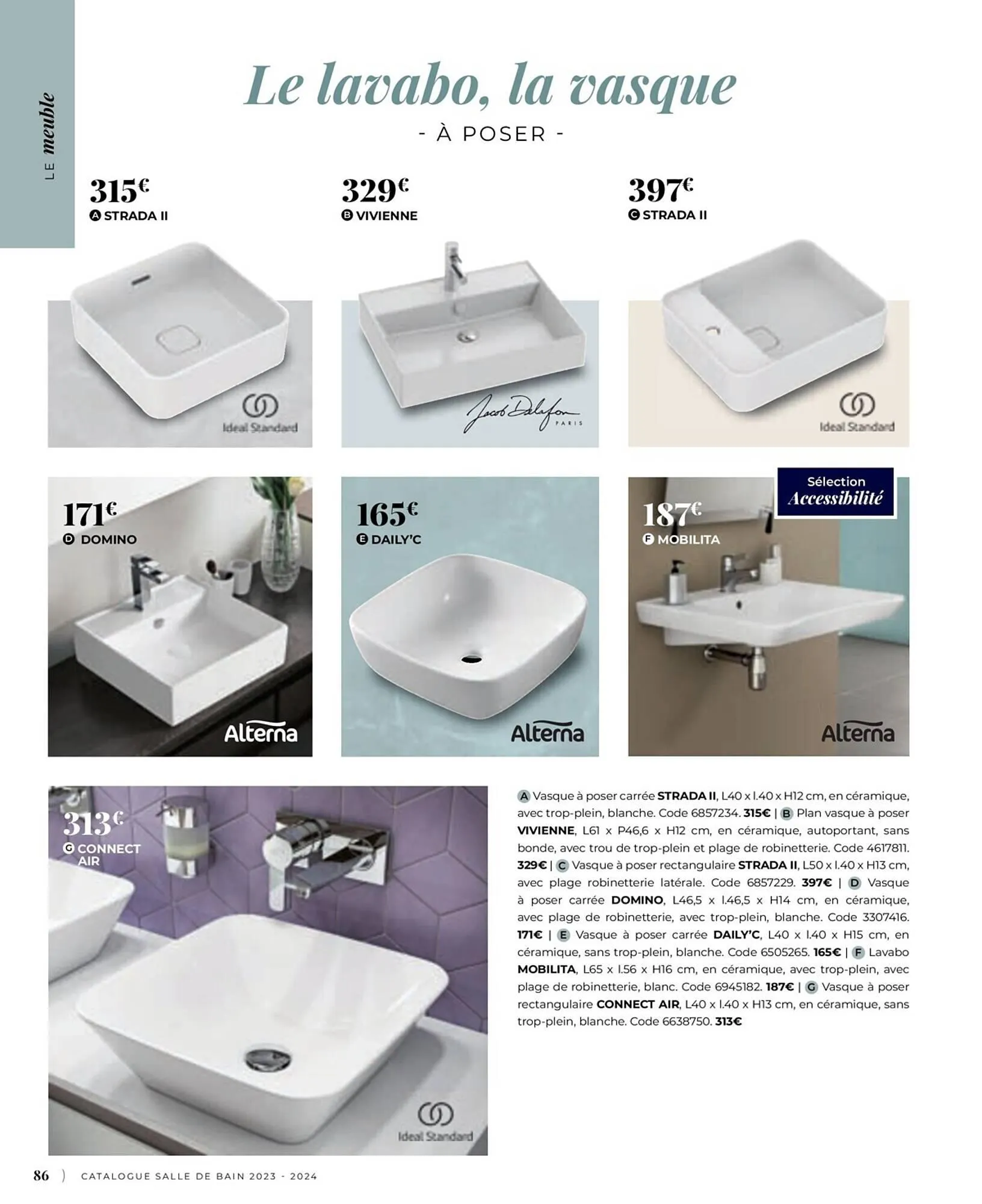 Catalogue Cedeo du 6 juillet au 31 décembre 2023 - Catalogue page 86