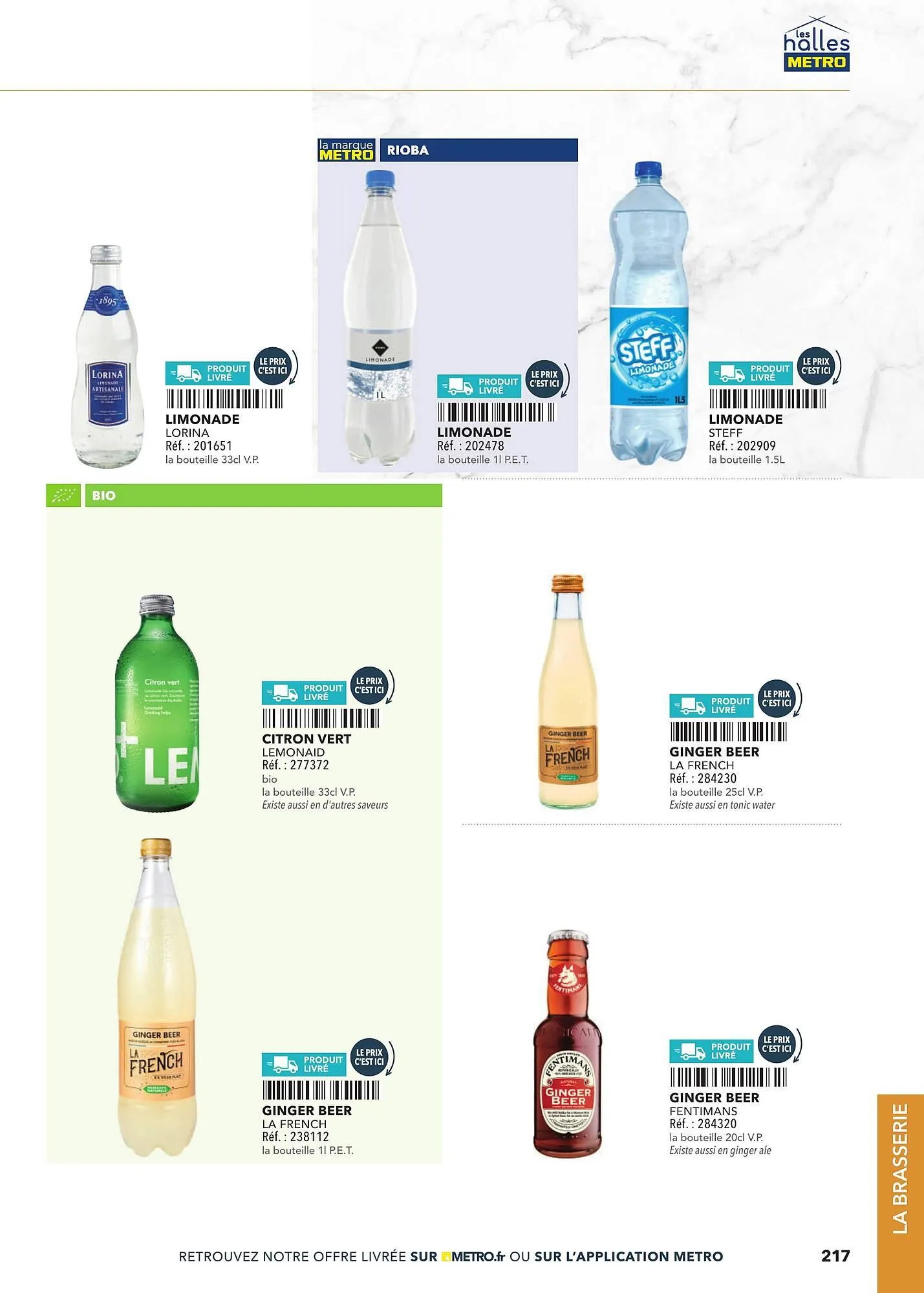 Catalogue METRO du 2 mars au 31 décembre 2025 - Catalogue page 217