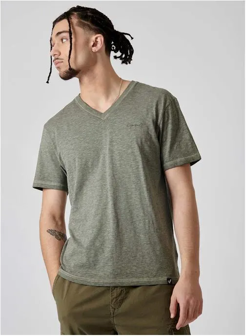 T-shirts - NASIR - Kaki - Vert