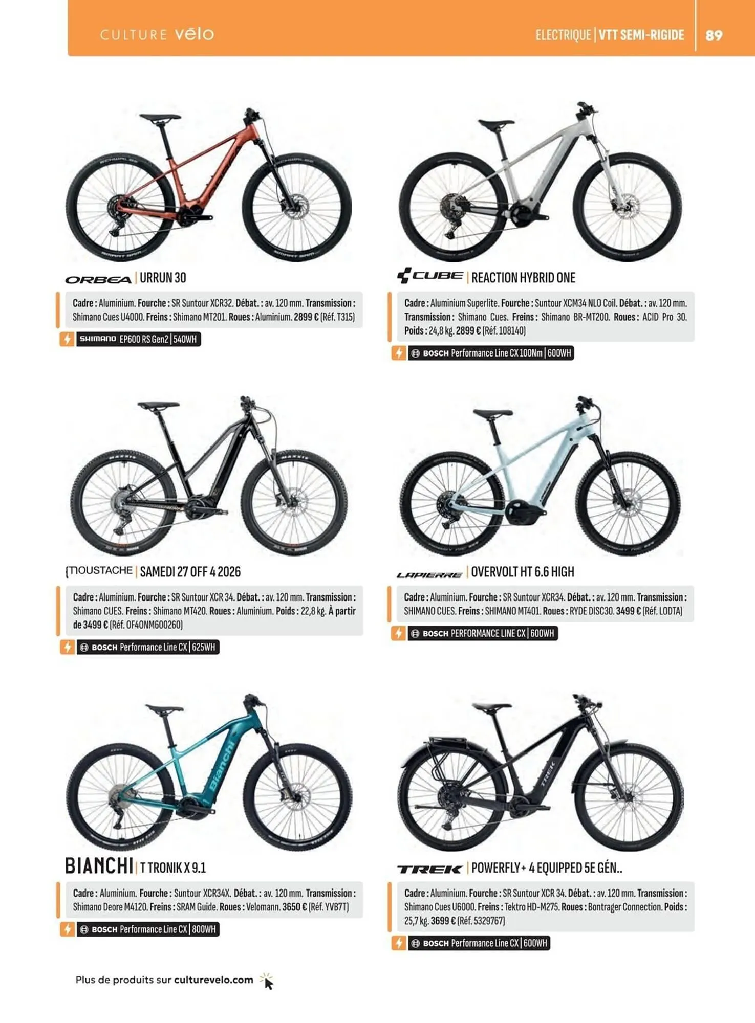 Catalogue Culture Vélo du 19 décembre au 31 décembre 2026 - Catalogue page 89